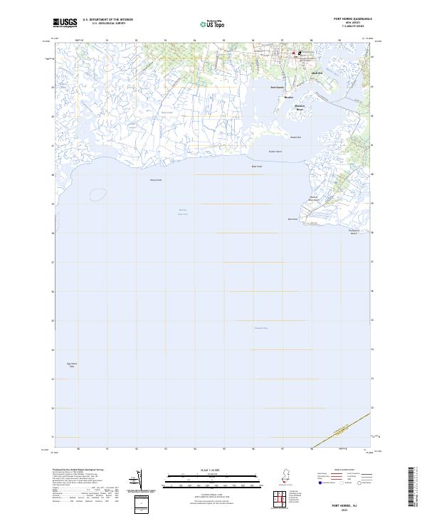 Port Norris, NJ — USGS 7.5-minute topo (2023)