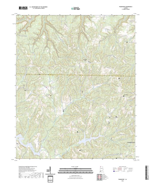 Frankfort, AL — USGS 7.5-minute topo (2024)