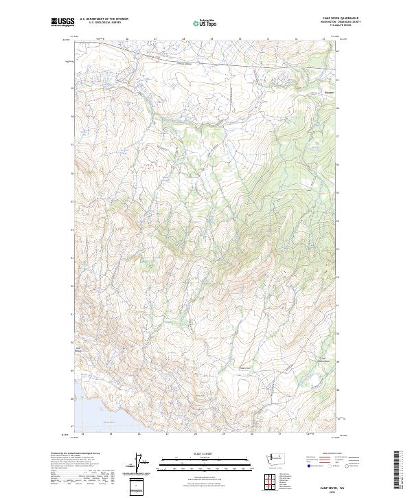 Camp Seven, WA — USGS 7.5-minute topo (2023)