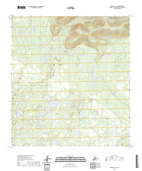 Medfra A-3 SE, AK — USGS 7.5-minute topo (2024)