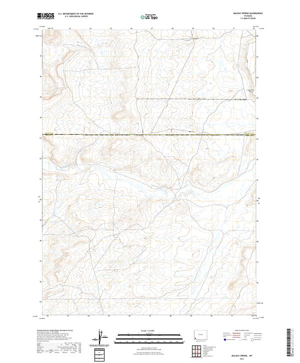 Mulkay Spring, WY — USGS 7.5-minute topo (2021)