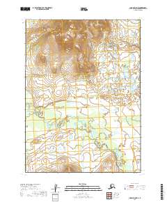 Iliamna D-8 NW, AK — USGS 7.5-minute topo (2019)