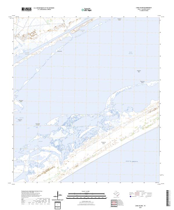Long Island, TX — USGS 7.5-minute topo (2025)