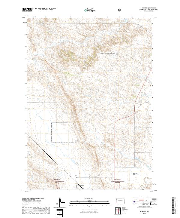 Rumford, SD — USGS 7.5-minute topo (2021)