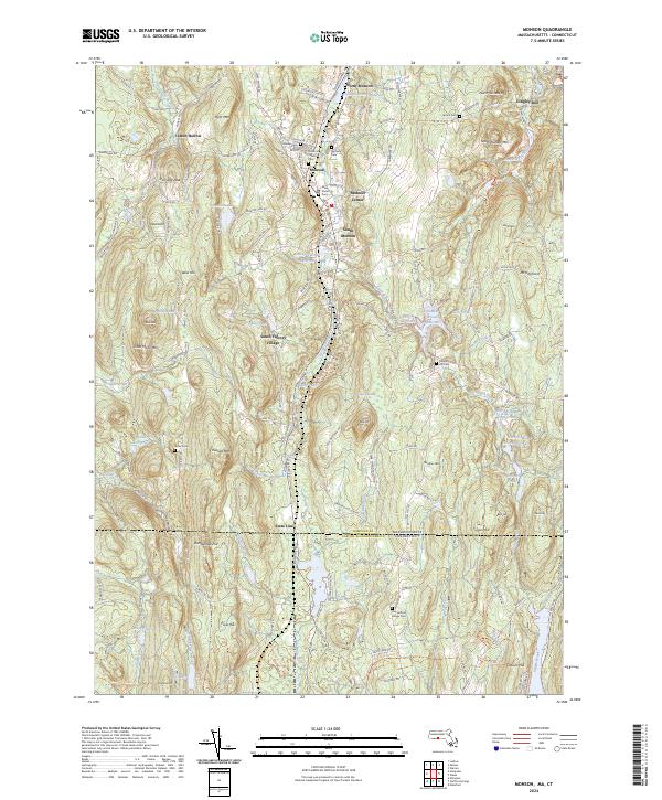 Monson, MA-CT — USGS 7.5-minute topo (2024)