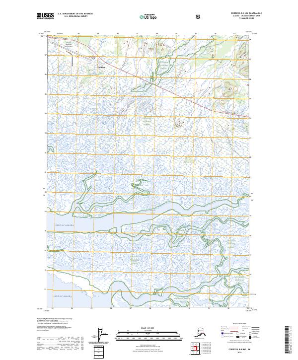Cordova B-4 NW, AK — USGS 7.5-minute topo (2024)