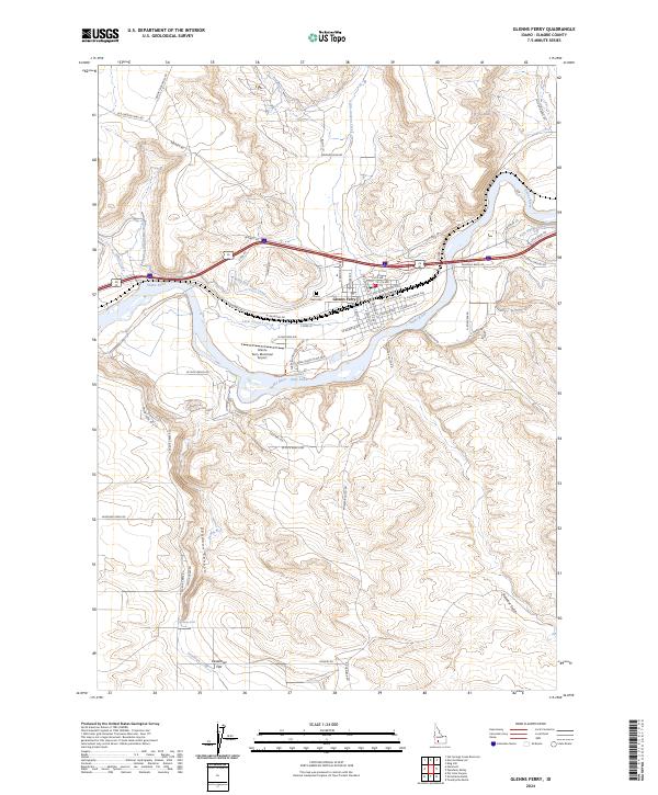 Glenns Ferry, ID — USGS 7.5-minute topo (2024)