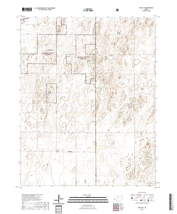 Rolla SE, KS — USGS 7.5-minute topo (2022)