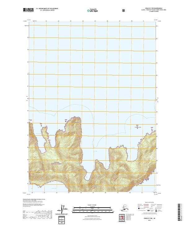Craig D-7 NW, AK — USGS 7.5-minute topo (2021)