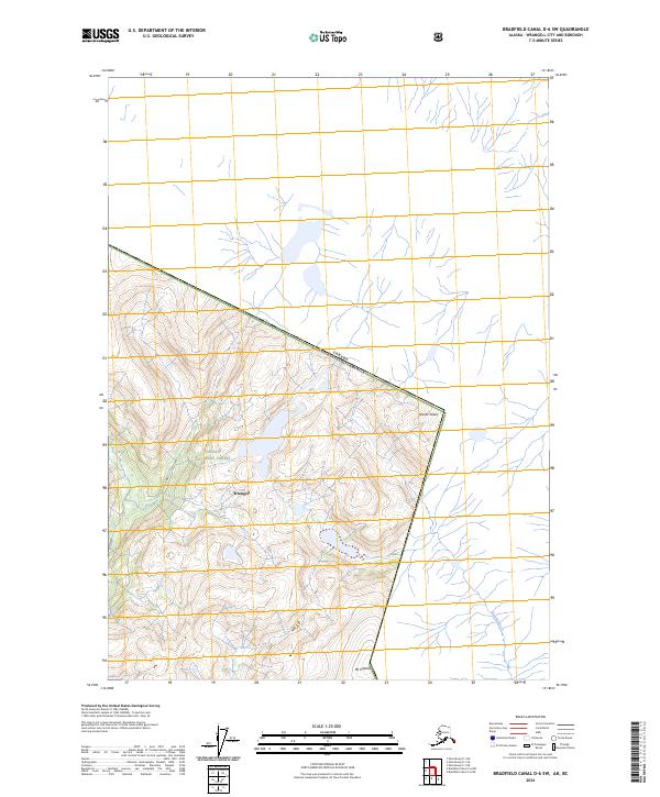 Bradfield Canal D-6 SW, AK-BC — USGS 7.5-minute topo (2024)