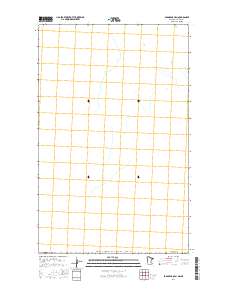 Badger NE OE N, MN-MB — USGS 7.5-minute topo (2016)