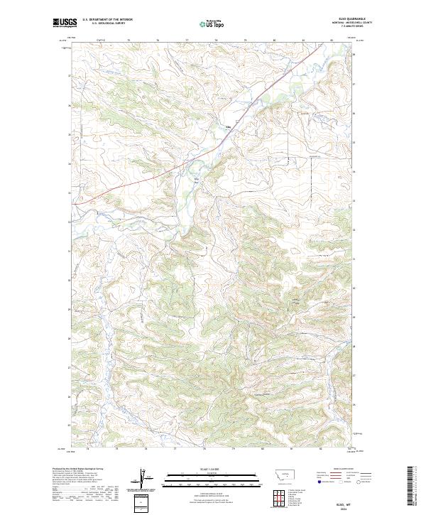 Elso, MT — USGS 7.5-minute topo (2024)