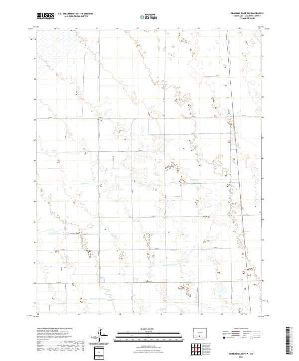 Deadman Camp SW, CO — USGS 7.5-minute topo (2022)