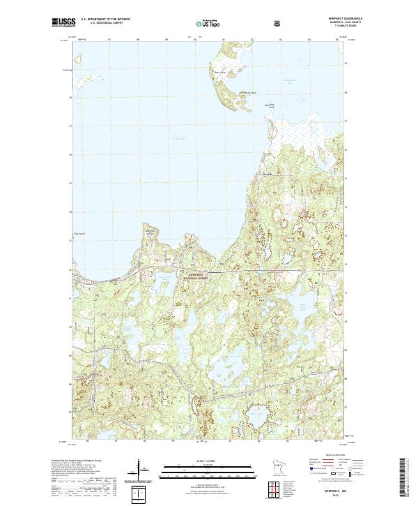 Whipholt, MN — USGS 7.5-minute topo (2022)