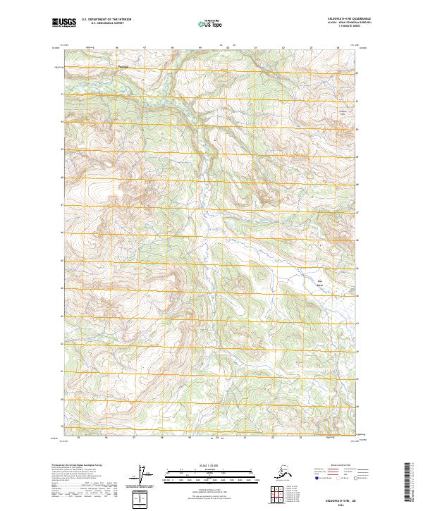 Seldovia D-4 NE, AK — USGS 7.5-minute topo (2024)