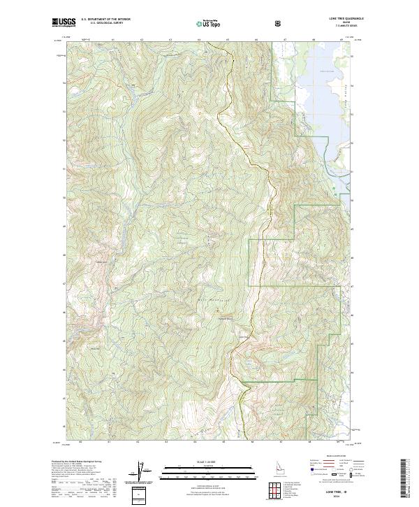 Lone Tree, ID — USGS 7.5-minute topo (2024)