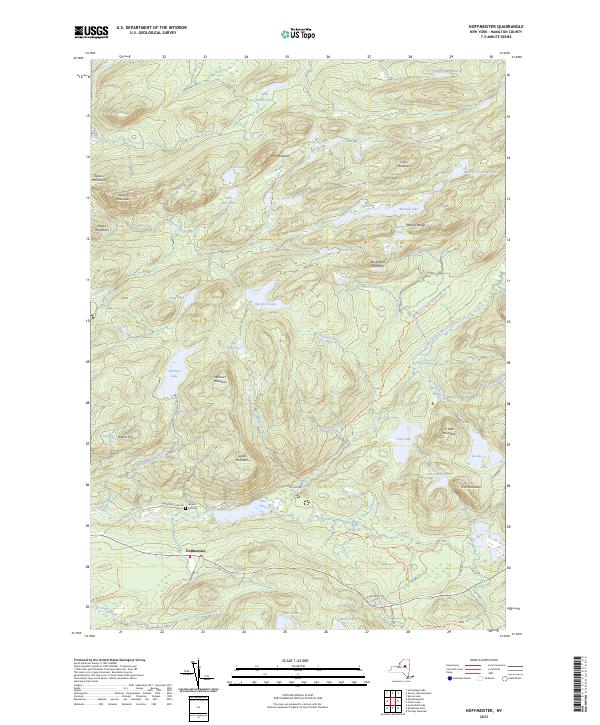 Hoffmeister, NY — USGS 7.5-minute topo (2023)