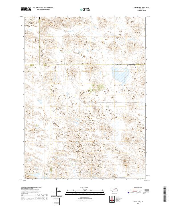 Carson Lake, NE — USGS 7.5-minute topo (2021)