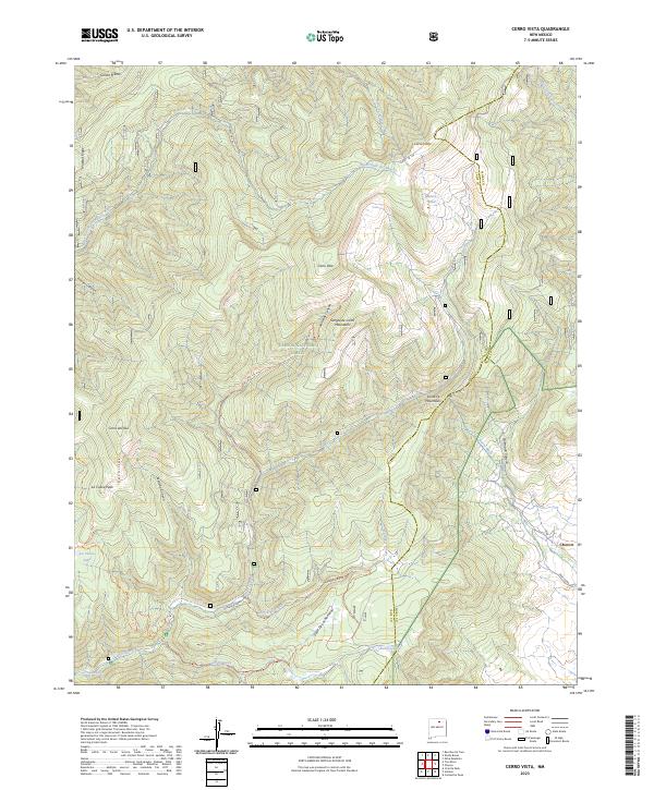 Cerro Vista, NM — USGS 7.5-minute topo (2023)