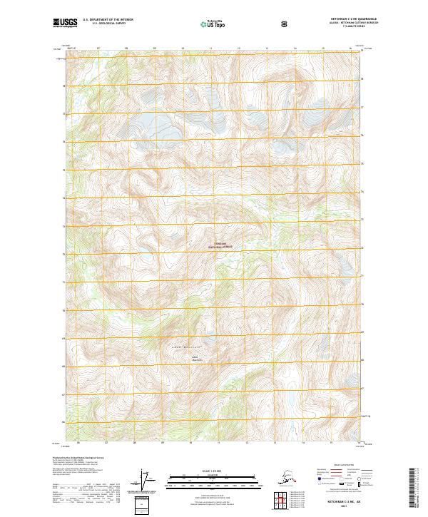 Ketchikan C-2 NE, AK — USGS 7.5-minute topo (2021)