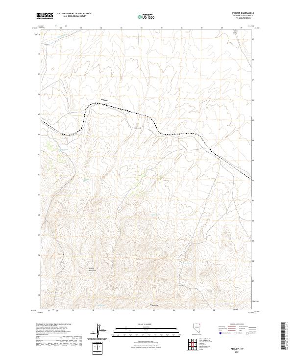Pequop, NV — USGS 7.5-minute topo (2021)