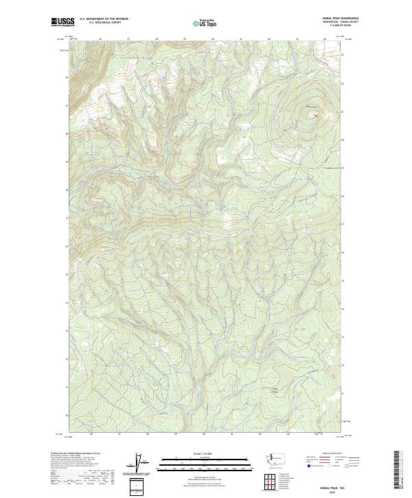 Signal Peak, WA — USGS 7.5-minute topo (2023)