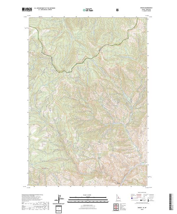 Shoup, ID-MT — USGS 7.5-minute topo (2024)