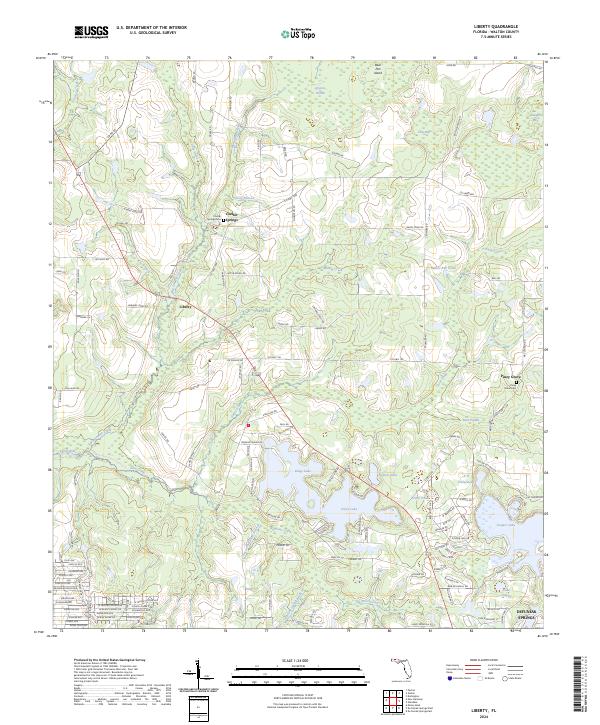 Liberty, FL — USGS 7.5-minute topo (2024)