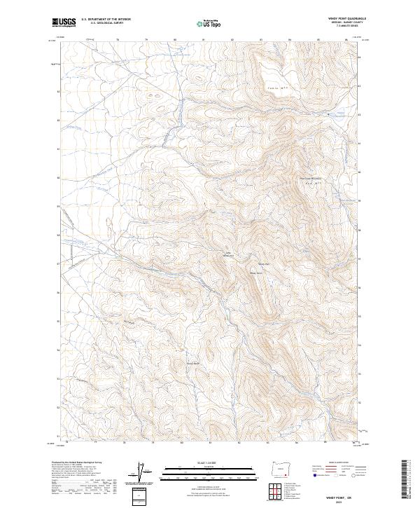 Windy Point, OR — USGS 7.5-minute topo (2023)