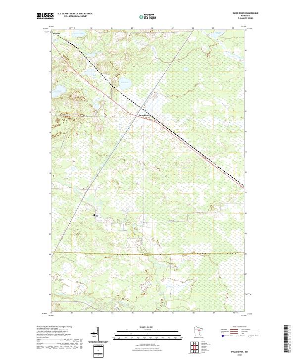 Swan River, MN — USGS 7.5-minute topo (2022)