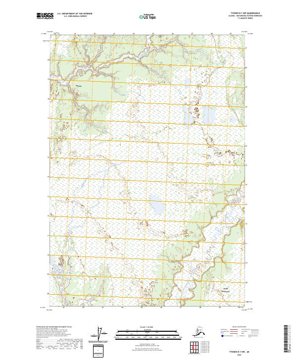 Tyonek B-1 NW, AK — USGS 7.5-minute topo (2023)