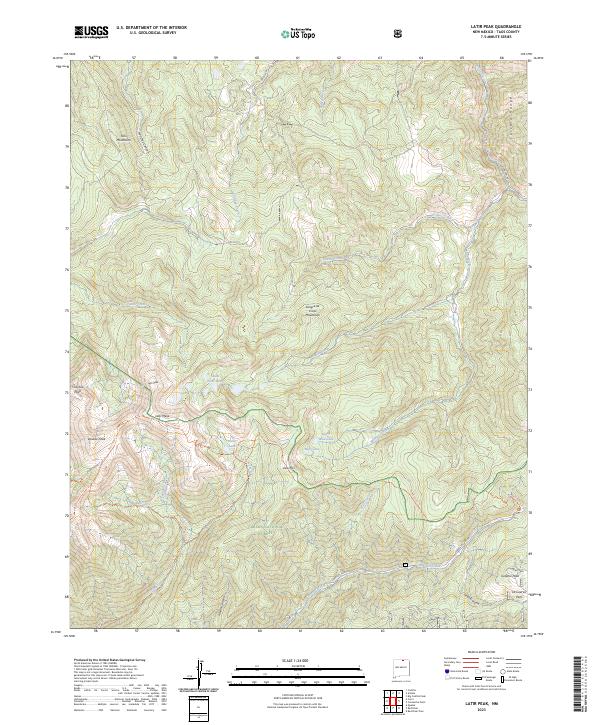 Latir Peak, NM — USGS 7.5-minute topo (2023)