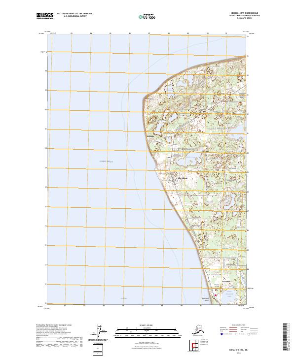 Kenai C-4 NW, AK — USGS 7.5-minute topo (2024)