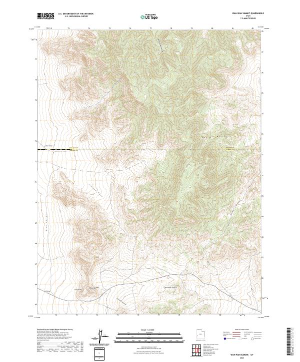 Wah Wah Summit, UT — USGS 7.5-minute topo (2023)