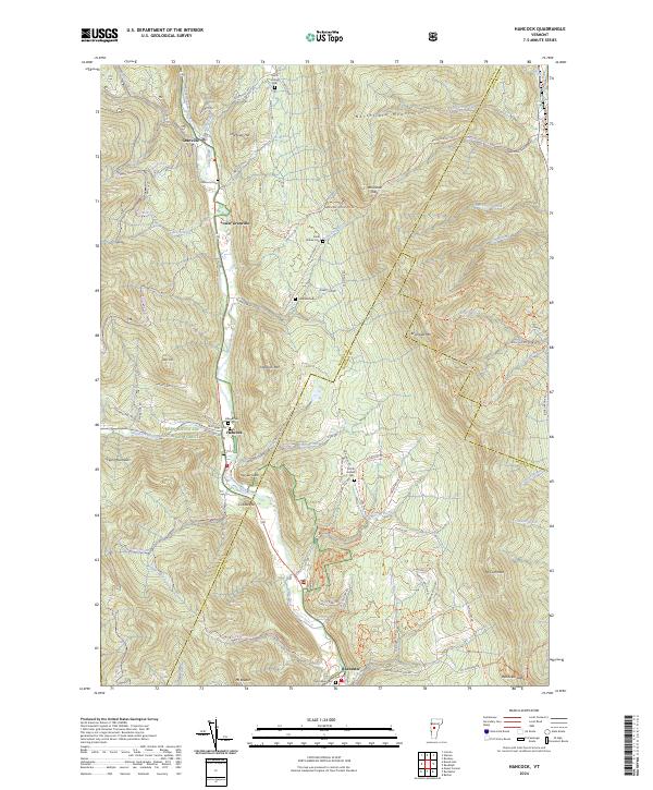 Hancock, VT — USGS 7.5-minute topo (2024)