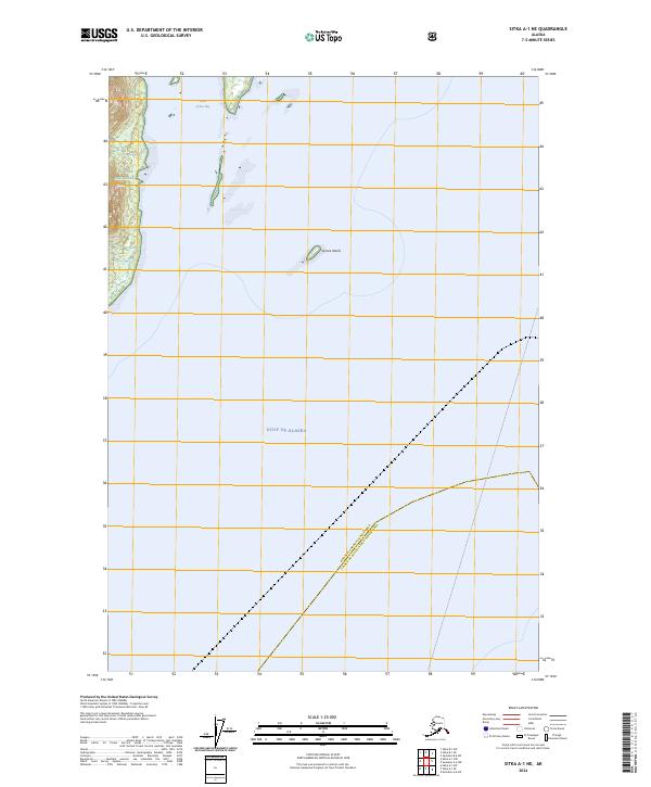 Sitka A-1 NE, AK — USGS 7.5-minute topo (2024)