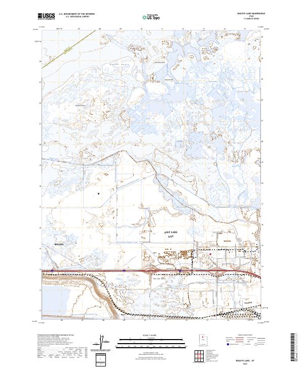 Baileys Lake, UT — USGS 7.5-minute topo (2023)