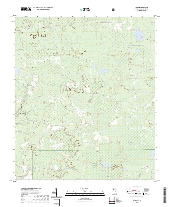 Fairview, FL — USGS 7.5-minute topo (2024)