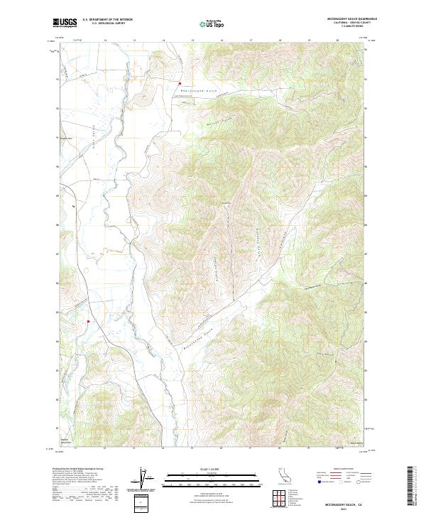 McConaughy Gulch, CA — USGS 7.5-minute topo (2021)