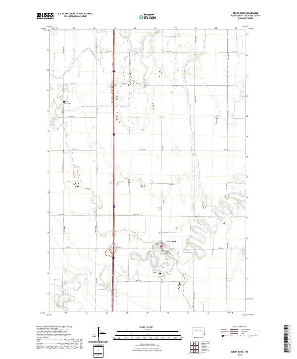 Great Bend, ND — USGS 7.5-minute topo (2024)