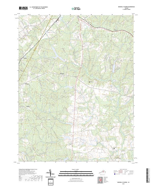 Boswells Tavern, VA — USGS 7.5-minute topo (2022)