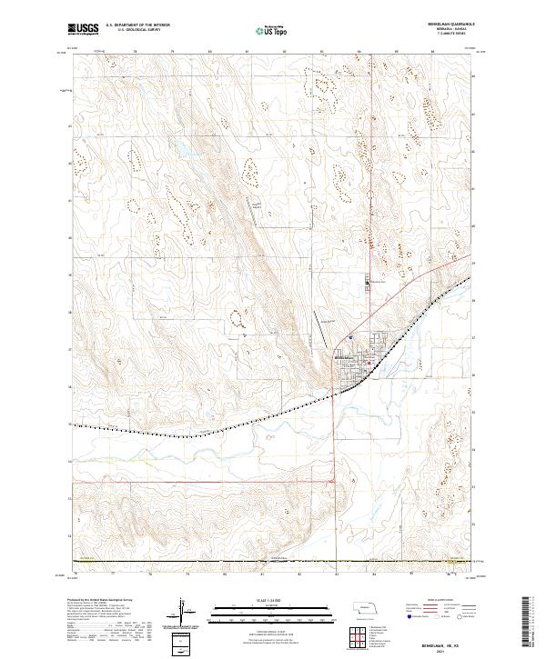 Benkelman, NE-KS — USGS 7.5-minute topo (2021)