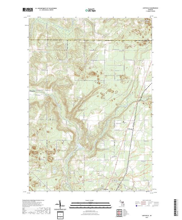 Leetsville, MI — USGS 7.5-minute topo (2023)