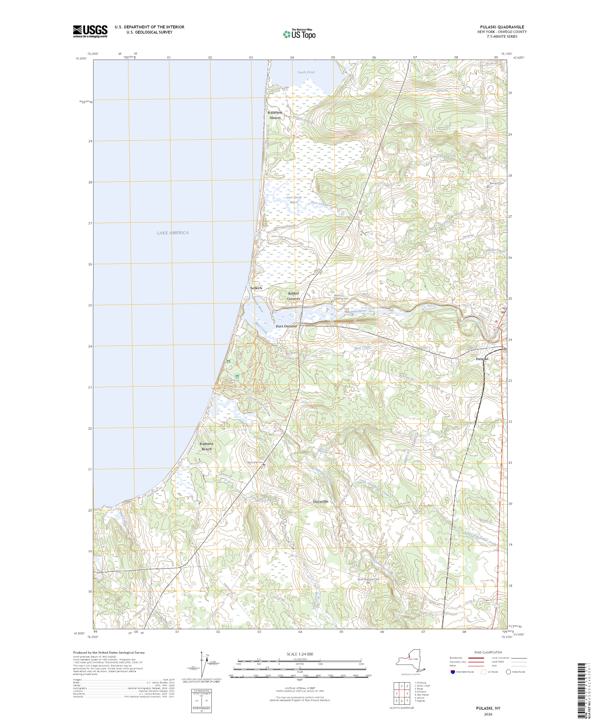 Pulaski, NY — USGS 7.5-minute topo (2026)