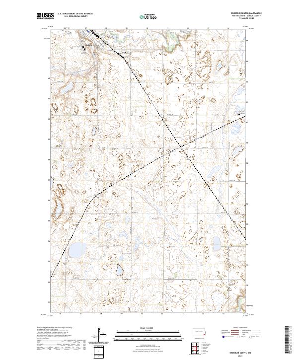 Enderlin South, ND — USGS 7.5-minute topo (2024)