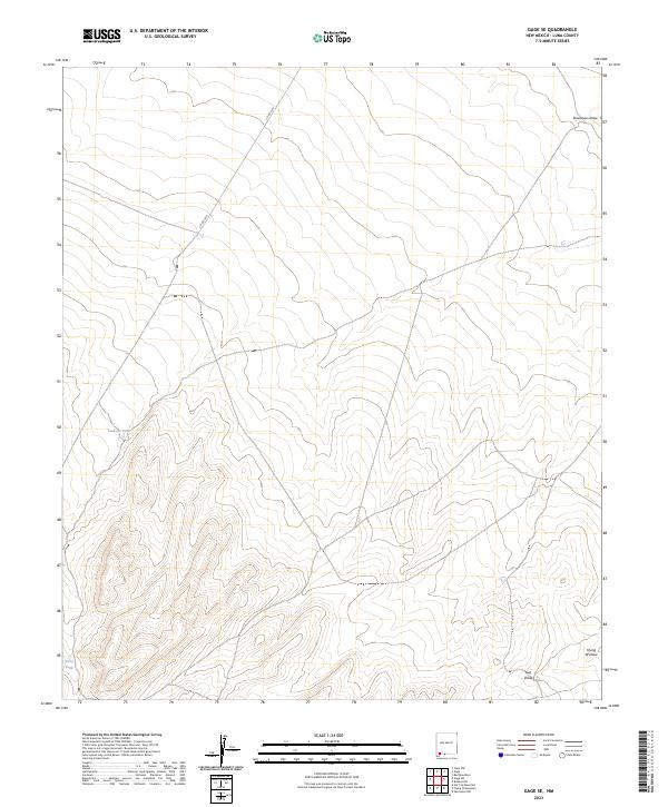 Gage SE, NM — USGS 7.5-minute topo (2023)