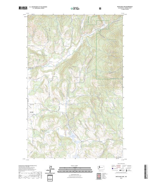 White Mud Lake, WA — USGS 7.5-minute topo (2023)