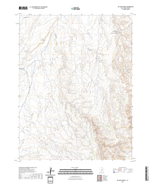 Sid And Charley, UT — USGS 7.5-minute topo (2023)