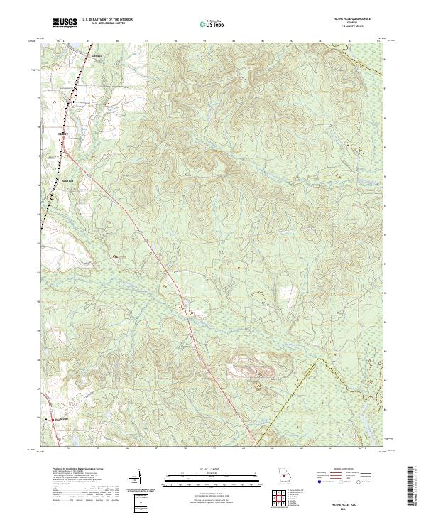 Hayneville, GA — USGS 7.5-minute topo (2024)