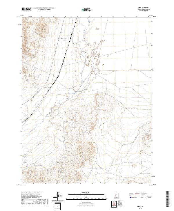Cruz, UT — USGS 7.5-minute topo (2023)